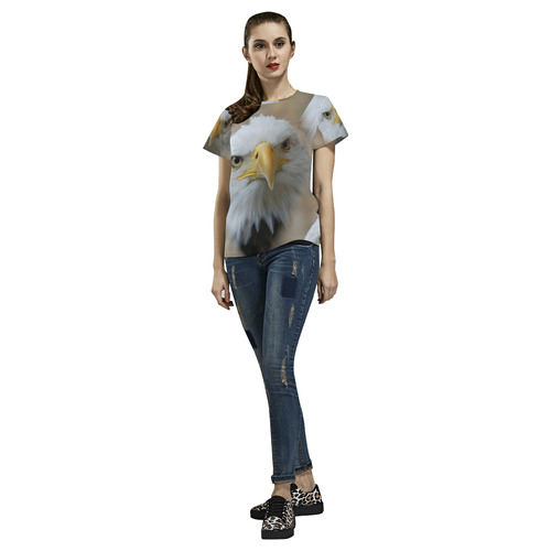 Eagle_2015_0501_by_JAMColors All Over Print T-Shirt for Women (USA Size) (Model T40)