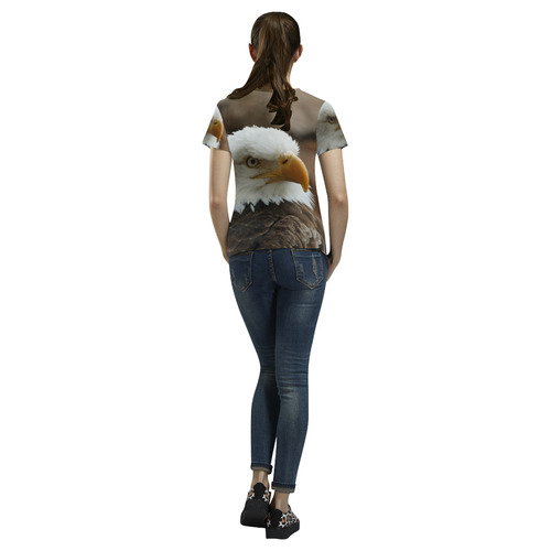 Eagle20160802_by_JAMColors All Over Print T-Shirt for Women (USA Size) (Model T40)