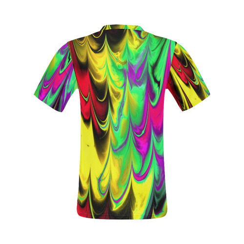 awesome fractal marbled 14 All Over Print T-Shirt for Men (USA Size) (Model T40)