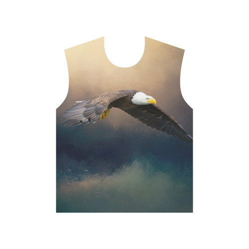 Painting flying american bald eagle All Over Print T-Shirt for Men (USA Size) (Model T40)