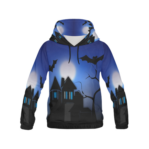Halloween20160824_by_JAMColors All Over Print Hoodie for Women (USA Size) (Model H13)