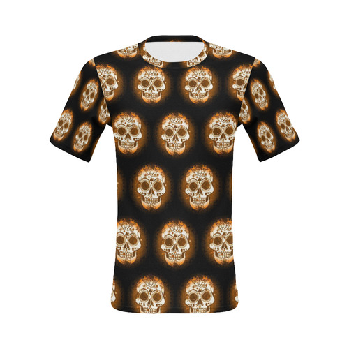 Sugarskull Pattern, golden by JamColors