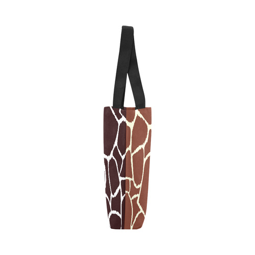 Luxury designers bag : BROWN COW Canvas Tote Bag (Model 1657)