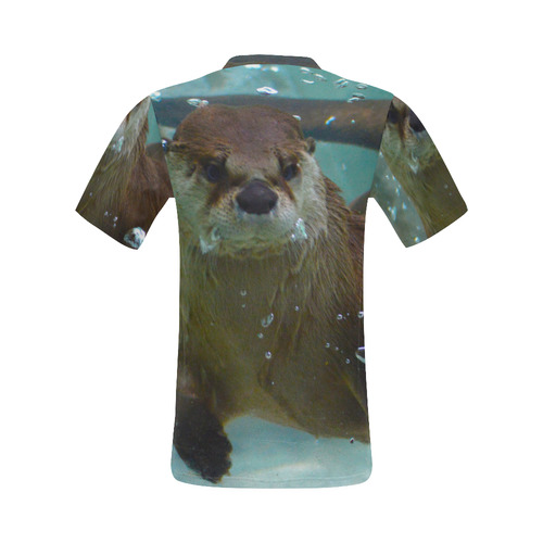 Otter20161001_by_JAMColors All Over Print T-Shirt for Men (USA Size) (Model T40)