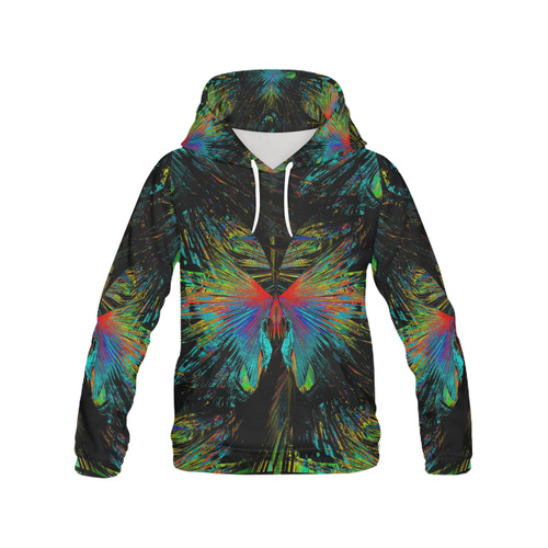 Visions All Over Print Hoodie for Women (USA Size) (Model H13)