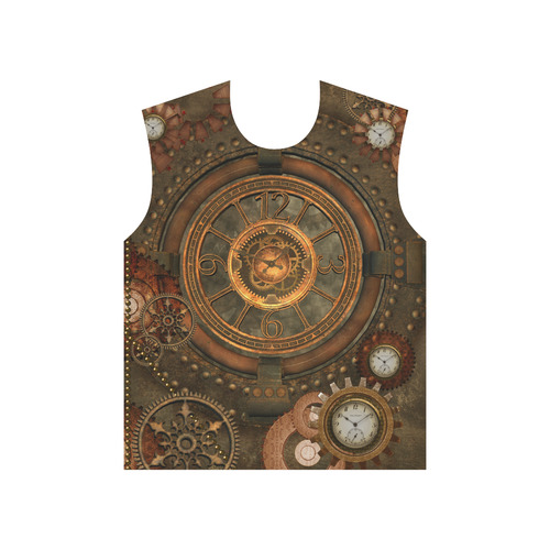 Steampunk, wonderful vintage clocks and gears All Over Print T-Shirt for Men (USA Size) (Model T40)