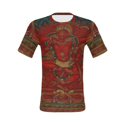 Kurukulla From Tibetan Buddhism All Over Print T-Shirt for Men (USA Size) (Model T40)