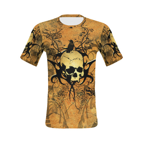 Awesome skull with tribal