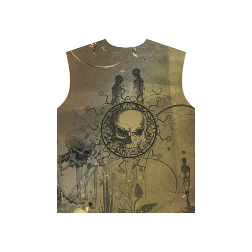 Amazing skull with skeletons All Over Print T-Shirt for Men (USA Size) (Model T40)