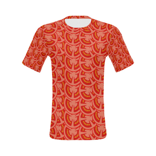 Tomato Pattern All Over Print T-Shirt for Men (USA Size) (Model T40)