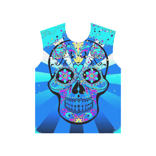 psychedelic Pop Skull 317B by JamColors All Over Print T-Shirt for Men (USA Size) (Model T40)