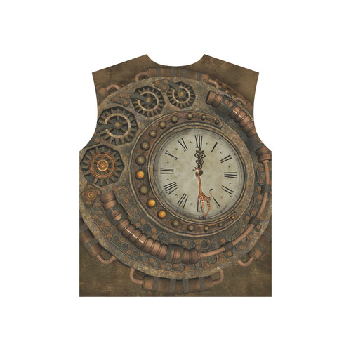 Steampunk clock, cute giraffe All Over Print T-Shirt for Men (USA Size) (Model T40)