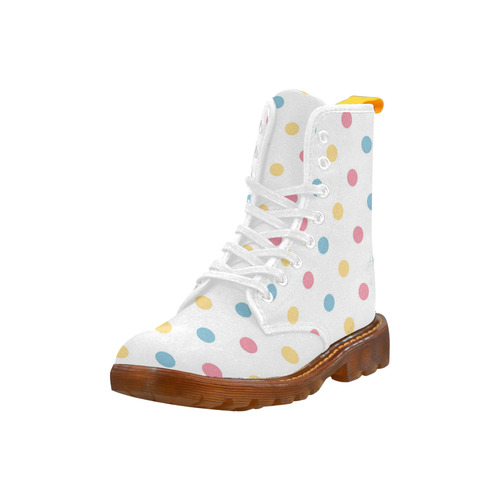 Martin boots with Sweet dots Martin Boots For Women Model 1203H
