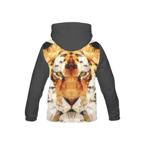abstract tiger All Over Print Hoodie for Kid (USA Size) (Model H13)