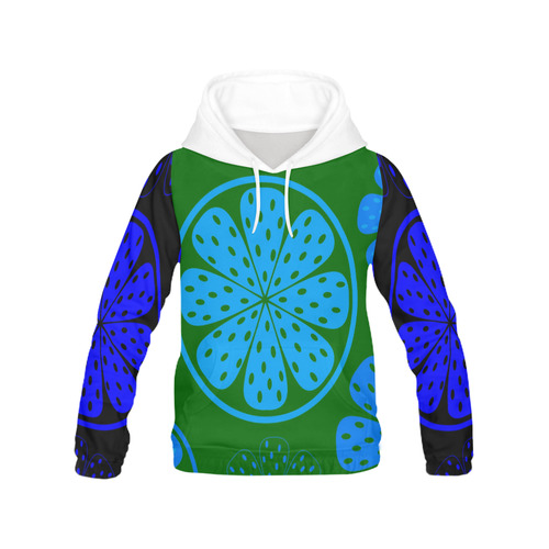 DESIGNERS HOOODIE : Citruses exotic edition All Over Print Hoodie for Women (USA Size) (Model H13)
