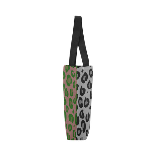 Designers tote bag : Green jaguar Canvas Tote Bag (Model 1657)