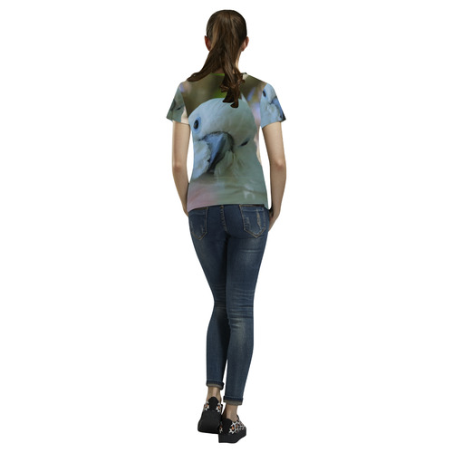 Cockatoo_2015_0507_by_JAMColors All Over Print T-Shirt for Women (USA Size) (Model T40)