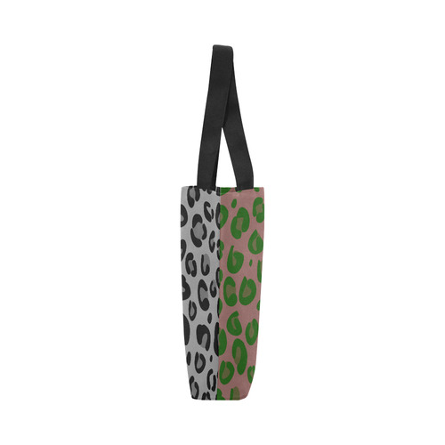 Designers tote bag : Green jaguar Canvas Tote Bag (Model 1657)