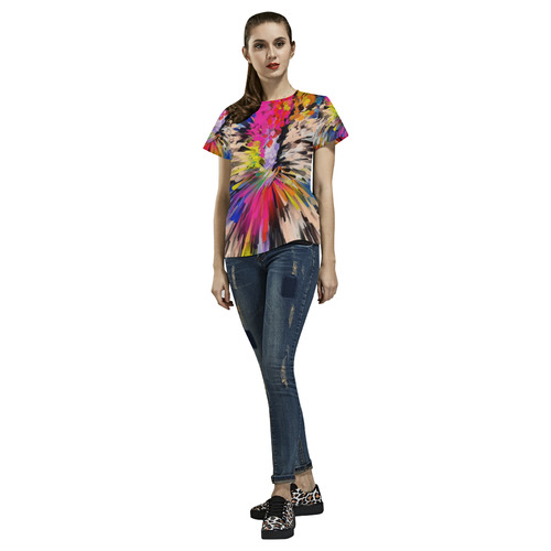 Spring Boom by Artdream All Over Print T-Shirt for Women (USA Size) (Model T40)