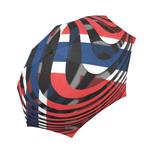 The Flag of Norway Auto-Foldable Umbrella (Model U04)