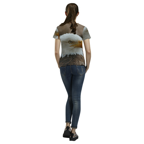 Eagle20160801_by_JAMColors All Over Print T-Shirt for Women (USA Size) (Model T40)