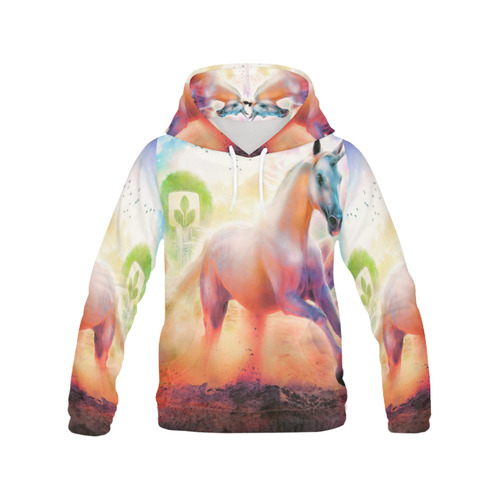 Unicorn All Over Print Hoodie for Men (USA Size) (Model H13)