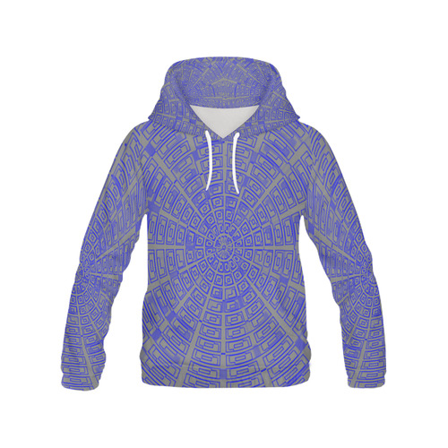 Time Travel - Space Void Pattern All Over Print Hoodie for Men (USA Size) (Model H13)