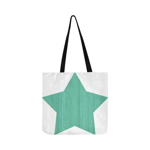 Designers tote : Wooden star Reusable Shopping Bag Model 1660 (Two sides)