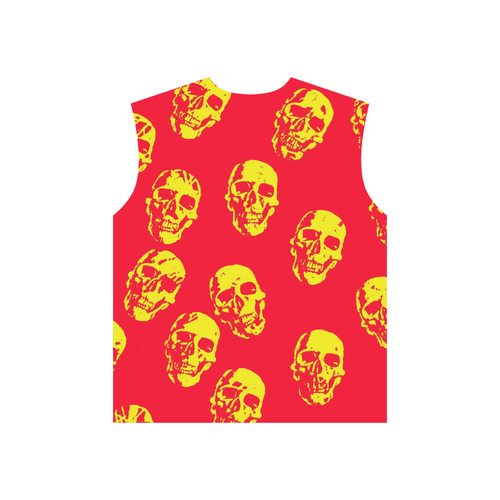 hot skulls, red yellow by JamColors All Over Print T-Shirt for Men (USA Size) (Model T40)