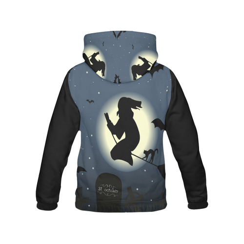 Halloween20160819a_by_JAMColors All Over Print Hoodie for Women (USA Size) (Model H13)