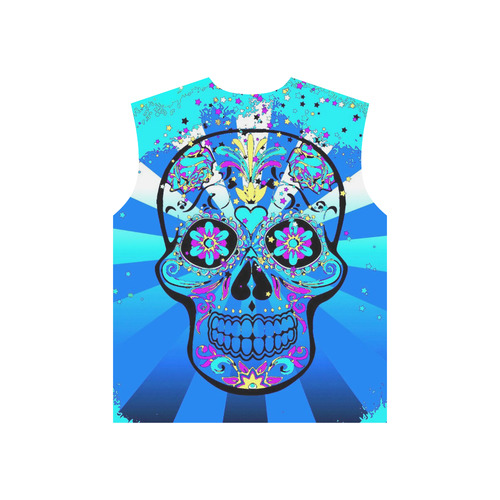 psychedelic Pop Skull 317B by JamColors All Over Print T-Shirt for Men (USA Size) (Model T40)