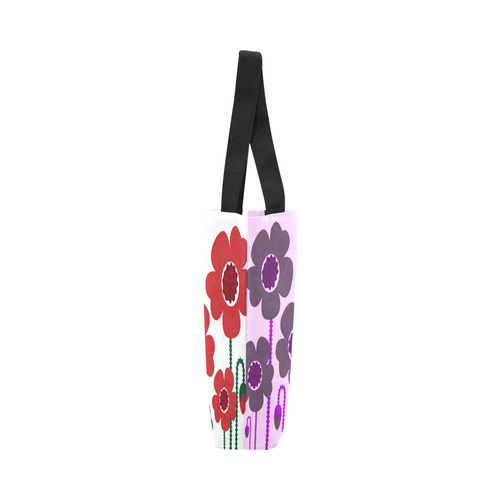 Designers tote canvas Bag with Flowers Canvas Tote Bag (Model 1657)