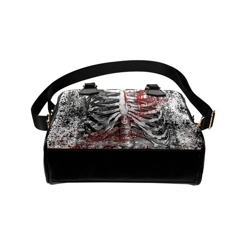 Murder In Detail Gothic Horror Art Shoulder Handbag (Model 1634)