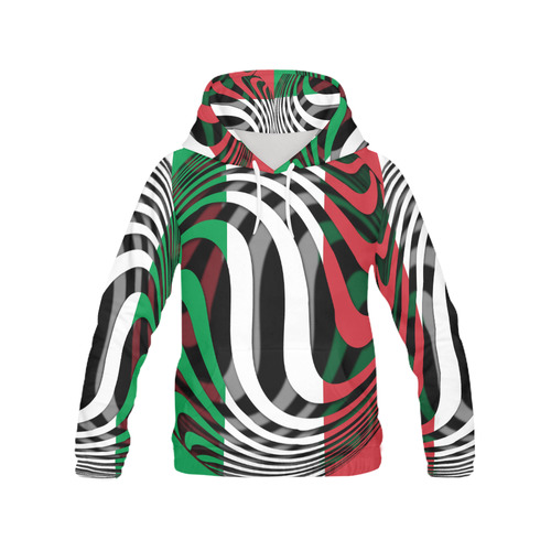 The Flag of Italy All Over Print Hoodie for Men (USA Size) (Model H13)