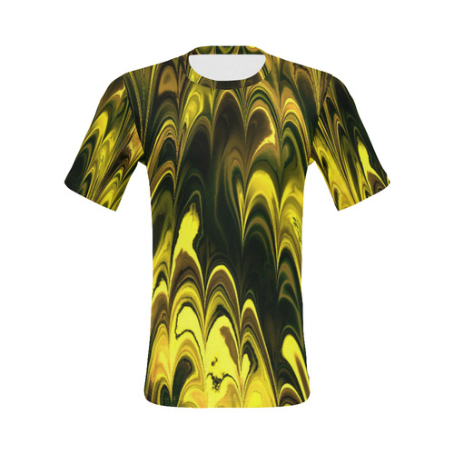 awesome fractal marbled 15 All Over Print T-Shirt for Men (USA Size) (Model T40)