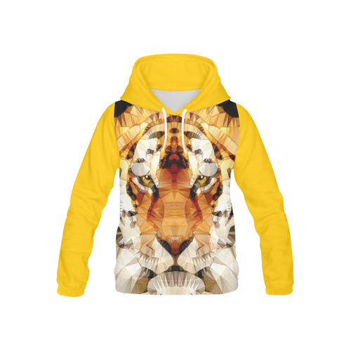 abstract tiger All Over Print Hoodie for Kid (USA Size) (Model H13)