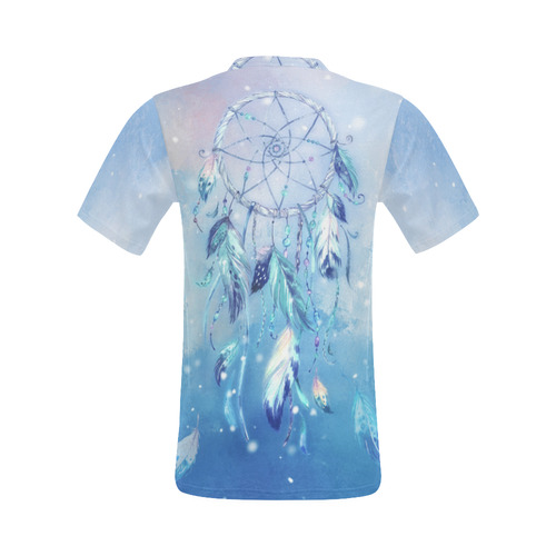 A wounderful dream catcher in blue All Over Print T-Shirt for Men (USA Size) (Model T40)