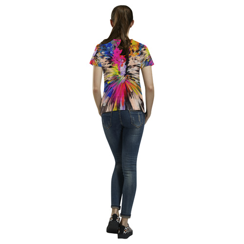 Spring Boom by Artdream All Over Print T-Shirt for Women (USA Size) (Model T40)