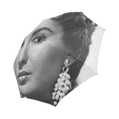 Great Actress Elizabeth Taylor Auto-Foldable Umbrella (Model U04)