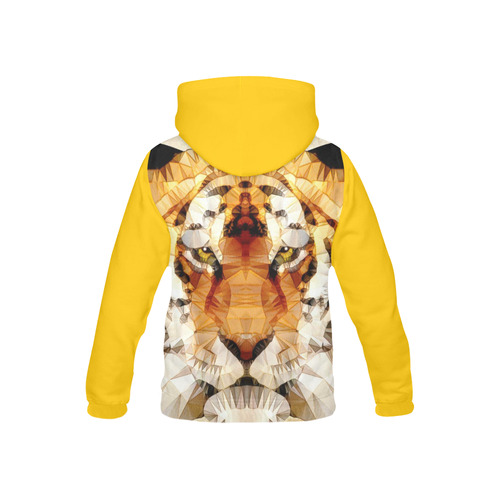 abstract tiger All Over Print Hoodie for Kid (USA Size) (Model H13)