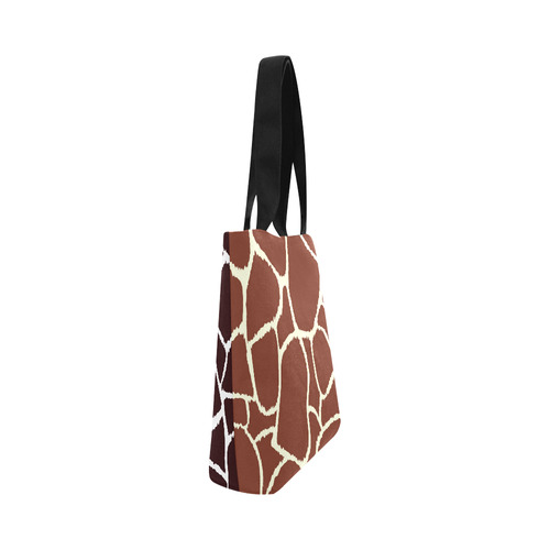 Luxury designers bag : BROWN COW Canvas Tote Bag (Model 1657)