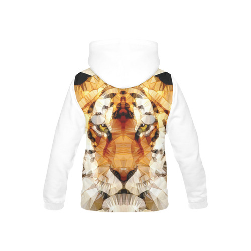 abstract tiger All Over Print Hoodie for Kid (USA Size) (Model H13)