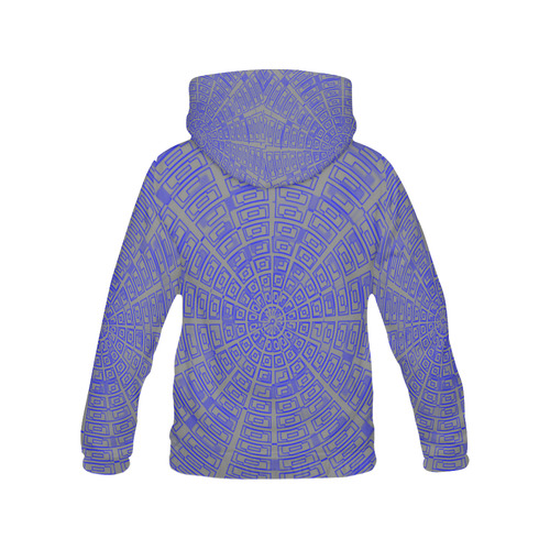 Time Travel - Space Void Pattern All Over Print Hoodie for Women (USA Size) (Model H13)