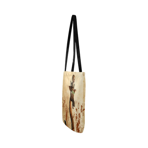 Funny, cute giraffe with fairy Reusable Shopping Bag Model 1660 (Two sides)