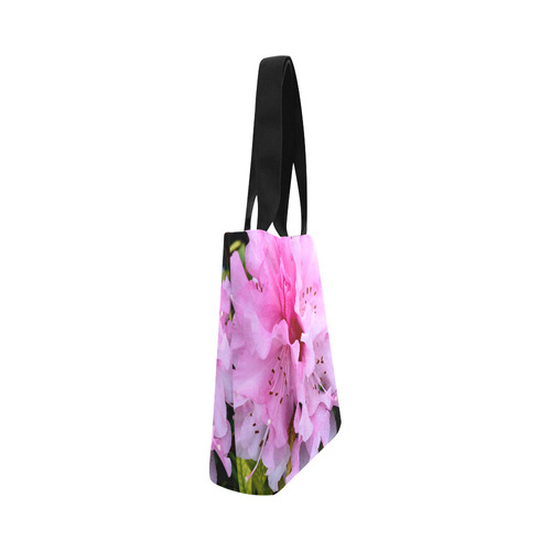 Pink Rhododendron Floral Art Canvas Tote Bag (Model 1657)