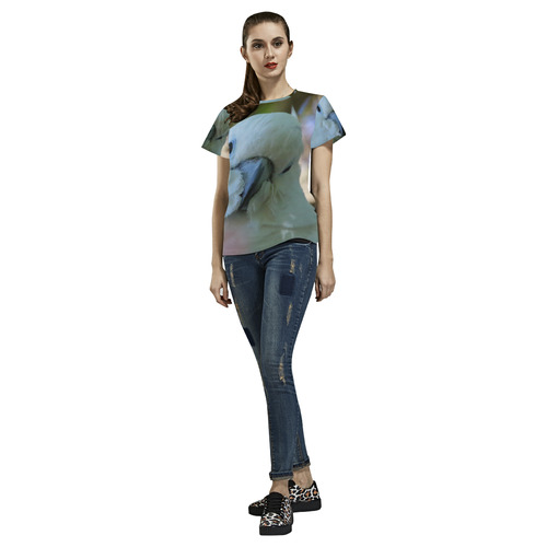 Cockatoo_2015_0507_by_JAMColors All Over Print T-Shirt for Women (USA Size) (Model T40)