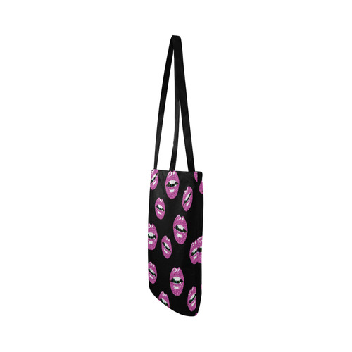 Glittery Kiss Reusable Shopping Bag Model 1660 (Two sides)