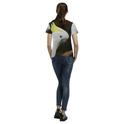 Cockatoo_2015_0504_by_JAMColors All Over Print T-Shirt for Women (USA Size) (Model T40)