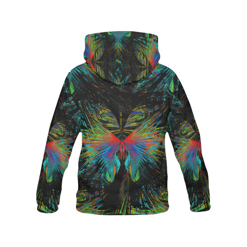 Visions All Over Print Hoodie for Women (USA Size) (Model H13)