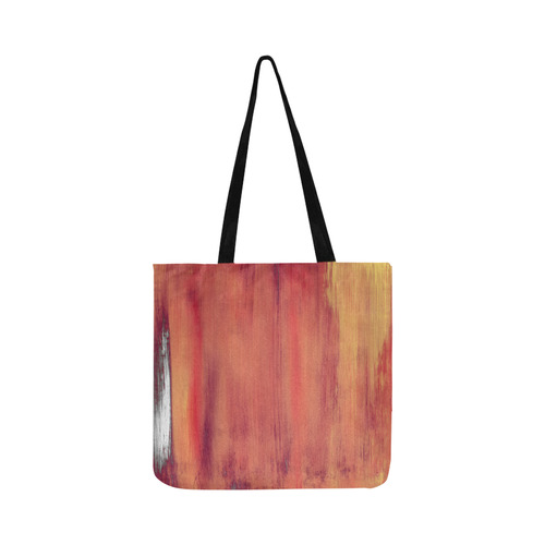 Artistic tote bag : Gold painting Reusable Shopping Bag Model 1660 (Two sides)